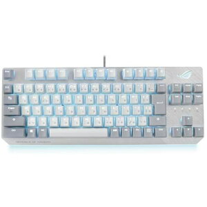 ASUS �Q�[�~���O�L�[�{�[�h ROG Strix Scope NX TKL Moonlight White�uX806�v �z���C�g/�O���[ ROG/STRIX/SCOPENX/ML/NXRD/JP [�L�� /USB]���{��z��