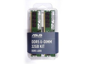 ASUS DDR5UDIMM32GBKIT mfXNgbvp / DDR5 SDRAMi288pinj / 32GB(16GB × 2g)Zbg / DDR5-4800 CL40-39-39-77n