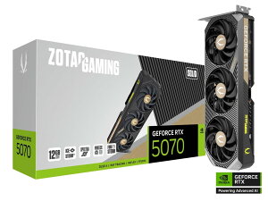 ZOTAC GAMING GeForce RTX 5070 SOLID ZT-B50700D-10P [PCIExp 12GB]