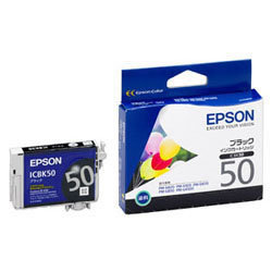 在庫処分 エプソン EPSON ICBK50 定番 純正プリンターインク カラリオ Colorio ブラック