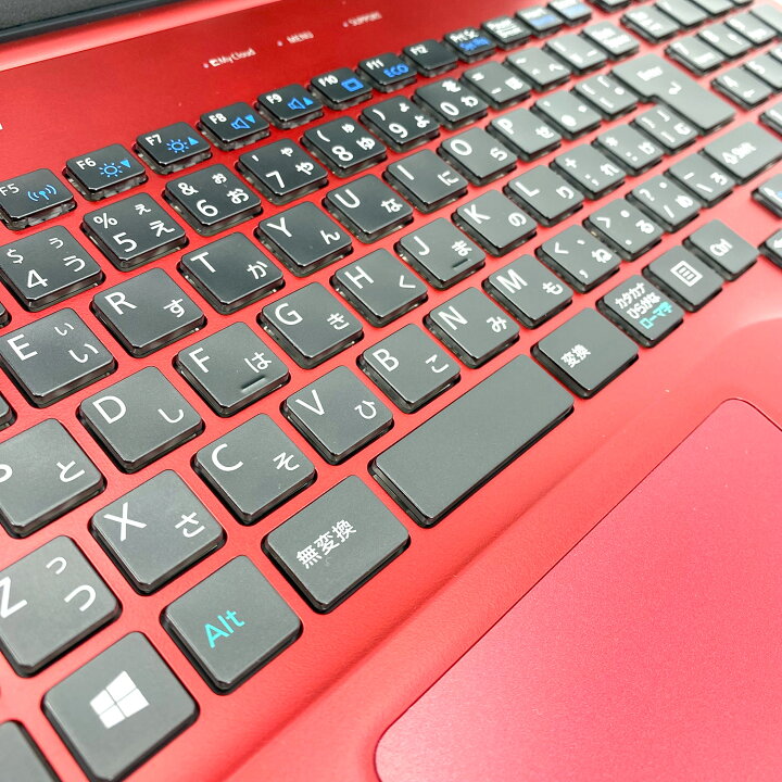 楽天市場】ノートパソコン 中古 Office付き ガーネットレッド 新品SSD 