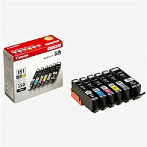 �y���������zCanon 6552B004 �C���N�^���N BCI-351(BK/ C/ M/ Y/ GY)+BCI-350 �}���`�p�b�N�i�W���j�y�݌ɖڈ�:�͏��z| �����@ �C���N