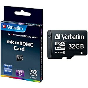 �y���������zVerbatim MHCN32GJVZ1 microSDHC�J�[�h 32GB Class10 �iSD�A�_�v�^�[�����j�y�݌ɖڈ�:�����񂹁z