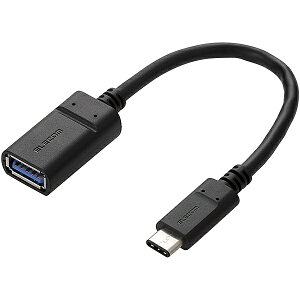 ELECOM USB3-AFCM01NBK USB3.1P[u/ Gen1/ C-AX/ Fؕi/ 0.15m/ ubNy݌ɖڈ:񂹁z
