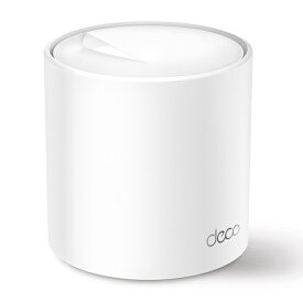 【送料無料】TP-LINK Deco X60(1-Pack)(JP) V3.2 AX5400 メッシュWi-Fiユニット（1台）【在庫目安:お取り寄せ】