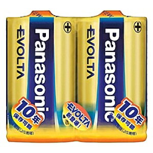 Panasonic LR20EJ/2SE エボルタ乾電池 単1形 2本シュリンクパック【在庫目安:お取り寄せ】