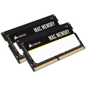 【送料無料】コルセア(メモリ) CMSA64GX4M2A2666C18 DDR4 2666MHz 32GBx2 260pin SODIMM 1.2V Apple Qualified Unbuffered 18-18-18-43【在庫目安:お取り寄せ】