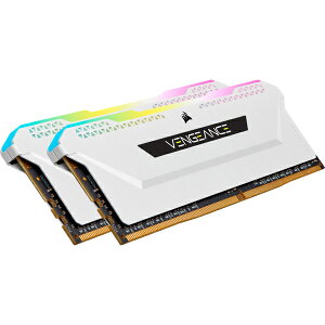 yzRZA() CMH32GX4M2D3600C18W DDR4 3600MHz 16GBx2 DIMM 18-22-22-42 XMP 2.0 VENGEANCE RGB PRO SL White for AMD  Intely݌ɖڈ:񂹁z