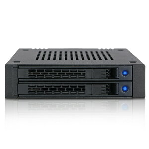 yzICY DOCK MB742SP-B ICYDOCK@2x2.5C` SATA SSD /HDDڗp[ouP[X 3.5C`xCTCY c[X^Cvy݌ɖڈ:񂹁z