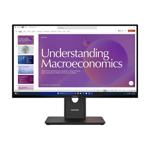 yzm{EWp 64B9GAR1JP ThinkVision T24D-40 (23.8^ChtfBXvC/ 1920×1080/ USB Type-CADPAHDMI/ ubN/ Xs[J[F/ 3Nԃtۏ/ LpIPSpl̗p)y݌