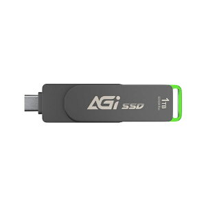 yzAGI AGI1T0G33ED138P-CB ED138 Pro Portable ex-SSD 1TB Type-C/ A 500/ 550MB/ s for TV Recordingy݌ɖڈ:񂹁z| p\RӋ@