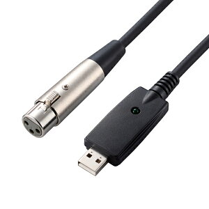 yzELECOM DH-XLRU30BK ypP[u/ }CN/ USB/ 3m/ ubNy݌ɖڈ:񂹁z