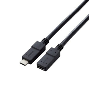 ELECOM USB3-ECC10BK USBP[u/ 5Gbps/ C-CX^Cv/ USB Power DeliveryΉ/ m[}/ 1.0m/ ubNy݌ɖڈ:񂹁z| p\RӋ@ USBP[u USBA_v^ USB USB  