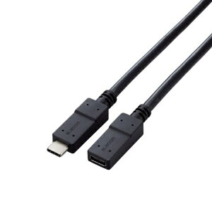 ELECOM USB3-ECC05BK USBP[u/ 5Gbps/ C-CX^Cv/ USB Power DeliveryΉ/ m[}/ 0.5m/ ubNy݌ɖڈ:񂹁z| p\RӋ@ USBP[u USBA_v^ USB USB  