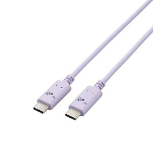 ELECOM MPA-CCF10PUF USB Type-C to USB Type-C�P�[�u��/ USB Power Delivery�Ή�/ ����^�C�v/ 1.0m/ �X���[�s�[(�p�[�v��×�u���b�N)�y�݌ɖڈ�:�����񂹁z