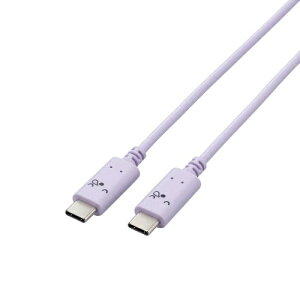 ELECOM MPA-CCF20PUF USB Type-C to USB Type-C�P�[�u��/ USB Power Delivery�Ή�/ ����^�C�v/ 2.0m/ �X���[�s�[(�p�[�v��×�u���b�N)�y�݌ɖڈ�:�����񂹁z