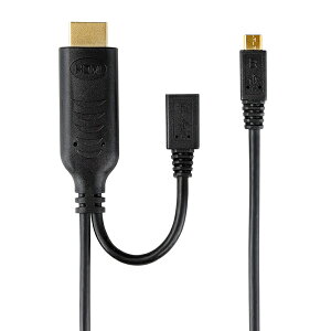 ELPA USB-MHL100P MHL�z�X�g�P�[�u�� 1.0m�y�݌ɖڈ�:�����񂹁z