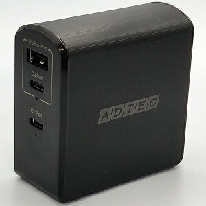 yzAhebN APD-A105AC2-BK Power DeliveryΉ GaN AC[d/ 105W/ USB Type-A 1|[g Type-C 2|[g/ ubNy݌ɖڈ:񂹁z