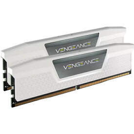 【送料無料】コルセア(メモリ) CMK48GX5M2B6000C30W DDR5 6000MT/ s 48GB(24GBx2) UDIMM 30-36-36-76 XMP 3.0 VENGEANCE DDR5 White 1.40V【在庫目安:お取り寄せ】