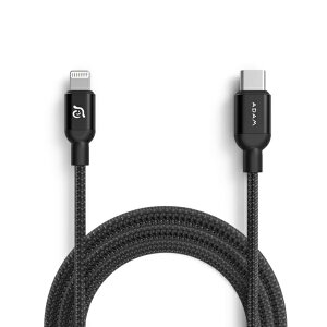 ADAM Elements ACBADCL200BBK PeAk II C200B USB-C to Lightning �ϋv�P�[�u�� 200cm �u���b�N�y�݌ɖڈ�:�����񂹁z