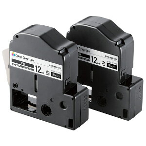 ELECOM CTC-KSS12K-2P �e�v��PRO�p�݊��e�[�v/ ��/ ������/ 8m/ 12mm��/ 2�p�b�N�y�݌ɖڈ�:�����񂹁z| �e�[�v ���x�� ���x�����C�^�[ �����e�[�v �J�[�g���b�W �e�[�v���C�^�[