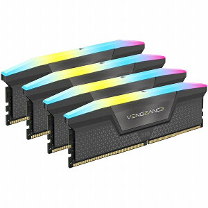 yzRZA() CMH64GX5M4B5600Z36 DDR5 5600MT/ s 64GB(16GBx4) UDIMM 36-36-36-76 XMP 3.0 VENGEANCE RGB DDR5 Grey 1.25V for AMDy݌ɖڈ:񂹁z