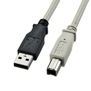 �T�����T�v���C KU20-2K2 USB2.0�P�[�u���i���C�g�O���[�E2m�j�y�݌ɖڈ�:�����񂹁z| �p�\�R�����Ӌ@�� USB �P�[�u�� �v�����^ TypeA TypeB