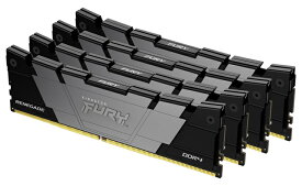 【送料無料】キングストン KF436C18RB2K4/128 128GB DDR4 3600MT/ s CL18 DIMM (Kit of 4) FURY Renegade Black【在庫目安:お取り寄せ】