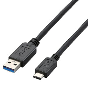 yzELECOM USB3-AC10BK USB3.1P[u/ A-C^Cv/ m[}/ 1.0m/ ubNy݌ɖڈ:񂹁z