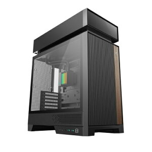 �y���������zDeepcool R-CL6600-BKNNA0-G-1 CL6600/ �~�h���^���[�P�[�X/ �u���b�N/ 360mm�ȈՐ��Ⓥ��/ �n�C�p�[�X�v���b�g�\��/ �P�[�X�㕔�Ƀ��W�G�[�^�[��p�`�����o�[/ ���o�[�X�t�@��2���/ �w��