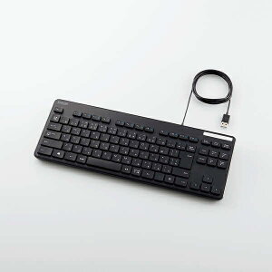 ELECOM TK-FCM107KBK �L���L�[�{�[�h/ ���^/ �����u������/ �R��/ �R���p�N�g�T�C�Y/ �u���b�N�y�݌ɖڈ�:�͏��z| �p�\�R�����Ӌ@�� �L���L�[�{�[�h USB �Q�[�~���O �L�� �L�[�{�[�h ���C���[�h ���C