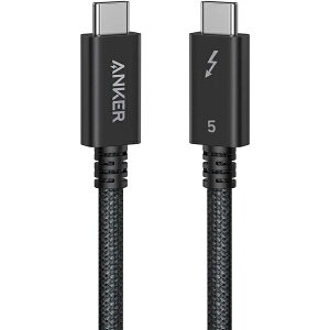 �y���������z�A���J�[�E�W���p�� A84N1011 Anker Prime USB-C �� USB-C �P�[�u�� Thunderbolt 5 (240W 80Gbps) 0.5m�y�݌ɖڈ�:�����񂹁z