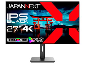 �y���������zJAPANNEXT JN-272IPSB4FLUHDR �t���f�B�X�v���C 27�^/ 3840×2160/ DP×1�AHDMI×2/ �u���b�N/ �X�s�[�J�[�L/ 2�N�ۏ؁y�݌ɖڈ�:�����񂹁z