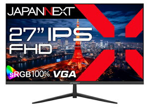 yzJAPANNEXT JN-IPS271FHD tfBXvC 27^/ 1920×1080/ HDMI×1AVGA×1/ ubN/ Xs[J[L/ 2Nۏ؁y݌ɖڈ:͏z