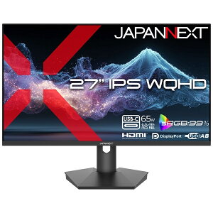 �y���������zJAPANNEXT JN-IPS27Q2-C6 �t���f�B�X�v���C 27�^/ 2560×1440/ HDMI×1�ADP×1�AUSB-C×1/ �u���b�N/ �X�s�[�J�[�L/ 2�N�ۏ؁y�݌ɖڈ�:�͏��z