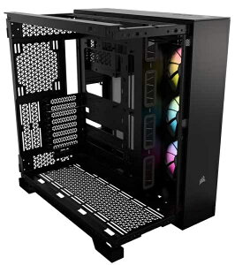 yzRZA() CC-9011269-WW ~h^[^PCP[X iCUE LINK 6500X RGB Mid-Tower ATX Dual Chamber Blacky݌ɖڈ:񂹁z