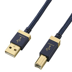 ELECOM DH-AB20 USB�I�[�f�B�I�P�[�u��/ ���y�`��/ A-B/ USB2.0/ �l�C�r�[/ 2.0m�y�݌ɖڈ�:�����񂹁z| �p�\�R�����Ӌ@�� USB �P�[�u�� �v�����^ TypeA TypeB