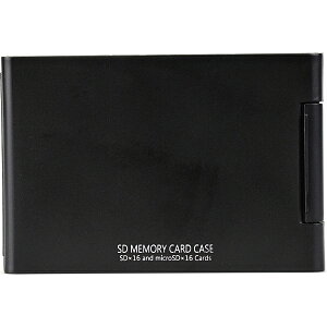 ケンコー・トキナー ASSD16BK SDメモリーカードケースAS 16枚収納 ブラック【在庫目安:お取り寄せ】