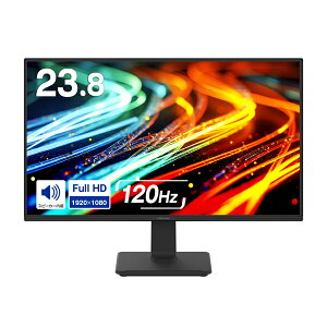 【送料無料】GREEN HOUSE GH-LCW24V-BK 23.8型ワイド広視野角液晶ディスプレイ/ 1920×1080/ DisplayPort、HDMI/ ブラック/ スピーカー:あり【在庫目安:お取り寄せ】| 家電 ディスプレイ