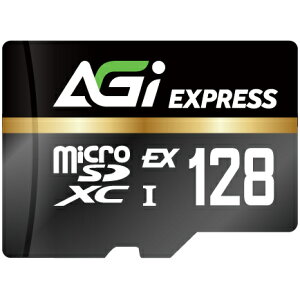 yzAGI AGI128GE1TF338-CB TF338 Micro SDXC Express 128GB UHS-I U3 V30 C10 R/ W up to 800/ 700 MB/ sy݌ɖڈ:񂹁z