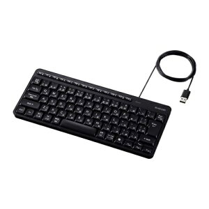 �y���������zELECOM TK-QT11MUMBK �L�[�{�[�h/ �L��/ �É�/ �~�j�T�C�Y/ �����u������/ �u���b�N�y�݌ɖڈ�:�����񂹁z| �p�\�R�����Ӌ@�� �L���L�[�{�[�h USB �Q�[�~���O �L�� �L�[�{�[�h ���C��