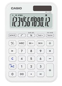 CASIO MW-C20D-WE-N �f�U�C���d�� �J���t�� �z���C�g�y�݌ɖڈ�:�����񂹁z| �����@ �d�� �v�Z�@ �d�q���v�Z�@ ���^ ���Z �v�Z �Ōv�Z ����� ��