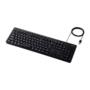 �y���������zELECOM TK-QT11FUMBK �L�[�{�[�h/ �L��/ �É�/ �t���T�C�Y/ �����u������/ �u���b�N�y�݌ɖڈ�:�����񂹁z