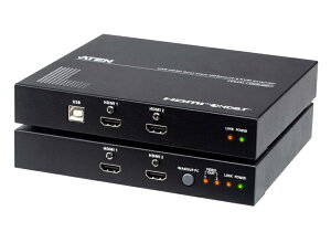 �y���������zATEN CE824 USB HDMI Cat 6 KVM�G�N�X�e���_�[�i�f���A���f�B�X�v���C��HDBaseT 2.0�Ή��j�y�݌ɖڈ�:�����񂹁z| �p�\�R�����Ӌ@�� �����G�N�X�e���_�[ �G�N�X�e���_�[ PC �p�\�R��