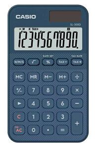 CASIO SL-300D-NY-N �f�U�C���d�� �J���t�� �l�C�r�[�y�݌ɖڈ�:�����񂹁z| �����@ �d�� �v�Z�@ �d�q���v�Z�@ ���^ ���Z �v�Z �Ōv�Z ����� ��