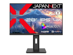 �y���������zJAPANNEXT JN-IPS28U2-HSP �t���f�B�X�v���C 28�^/ 3840×2160/ HDMI×2�ADP×2/ �u���b�N/ �X�s�[�J�[��/ 2�N�ۏ؁y�݌ɖڈ�:�͏��z