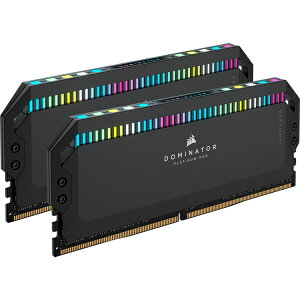 yzRZA() CMT32GX5M2X6200C36 DDR5 6200MHz 32GB(16GBx2) UDIMM 36-39-39-76 DOMINATOR PLATINUM RGB Black RGB LED 1.25Vy݌ɖڈ:񂹁z