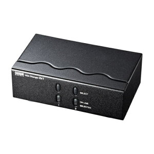 【送料無料】サンワサプライ SW-EV2N2 ディスプレイ切替器(ミニD-sub(HD)15pin用)・2回路【在庫目安:お取り寄せ】