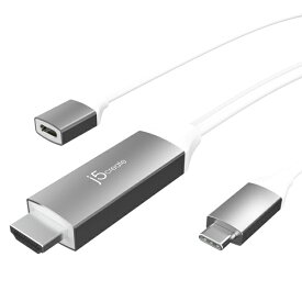 【送料無料】Kaijet (j5 create) JCC155G USB-C to 4K60 HDMI＆PD充電変換ケーブル【在庫目安:お取り寄せ】