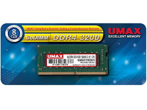 yzUMAX UM-SODDR4S-3200-8G m[gPCp[ SO-DIMM DDR4-3200 8GB 1gy݌ɖڈ:񂹁z